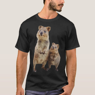 Quokka with Baby Cute Australian Teddy Bear Essent T-shirt