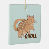 Quoll Australian Marsupial Keramisch Ornament (Rechts)