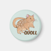 Quoll Australian Marsupial Magneet (Voorkant)