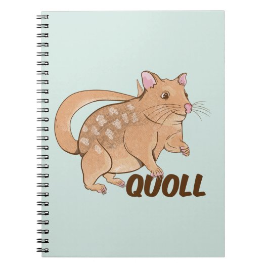 Quoll Australian Marsupial Notitieboek (Voorkant)