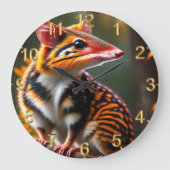 Quoll australien, horloge murale (Recto)