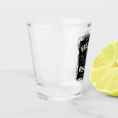  quor ADD-NAAM Oude roermachine Shot Glas (Links)