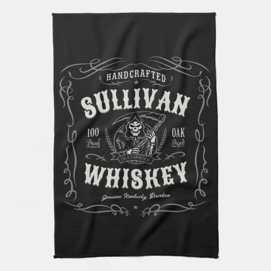 quor ADD-NAAM Oude roermachine Theedoek (Verticaal)