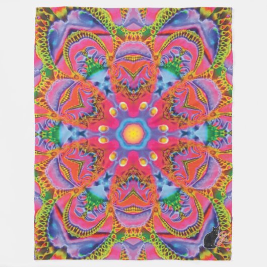 Quorum Kaleidoscope Fleece Blanket (Voorkant)