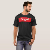 &quot ; Sugoi&quot ; logo parodique T-shirt classi (Devant entier)
