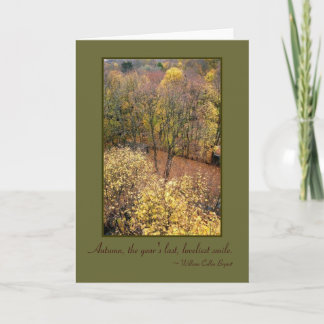 Quotables 'Autumn Dreams' - Carte de voeux vierge