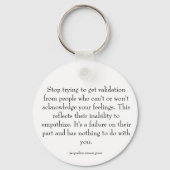 Quote about relationships. sleutelhanger (Voorkant)