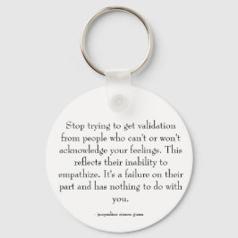 Quote about relationships. sleutelhanger