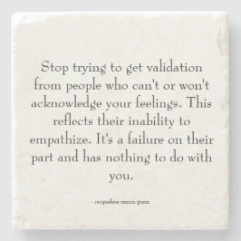 Quote about relationships. stenen onderzetter