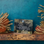 Quote about self esteem.  fotoplaat (Zijkant)