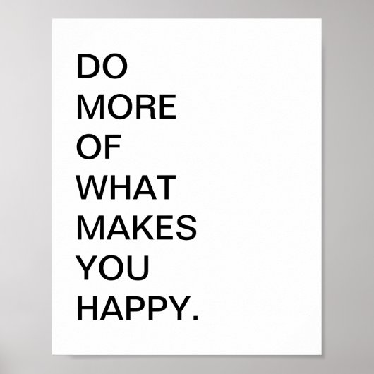 Quote Art Print Typography Quote Poster (Voorkant)