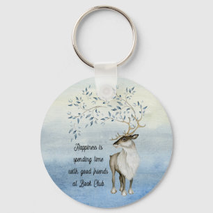 Quote Book Club Friendship Sleutelhanger