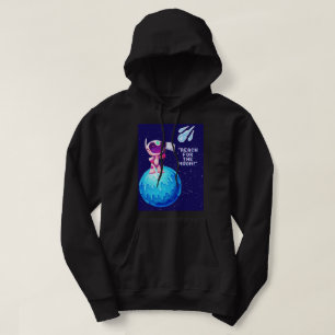 QUOTE BUITEN DE RUIMTE HOODIE