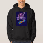 QUOTE BUITEN DE RUIMTE HOODIE (Voorkant)