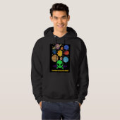 QUOTE BUITEN DE RUIMTE HOODIE (Voorkant volledig)