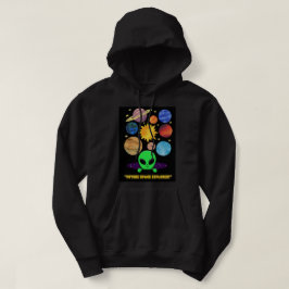 QUOTE BUITEN DE RUIMTE HOODIE