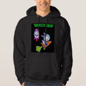 QUOTE BUITEN DE RUIMTE HOODIE (Voorkant)