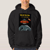 QUOTE BUITEN DE RUIMTE HOODIE (Voorkant)