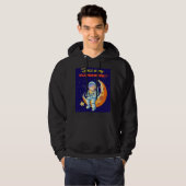 QUOTE BUITEN DE RUIMTE HOODIE (Voorkant volledig)