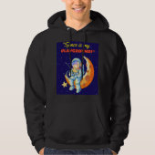 QUOTE BUITEN DE RUIMTE HOODIE (Voorkant)