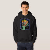 QUOTE BUITEN DE RUIMTE HOODIE (Voorkant volledig)