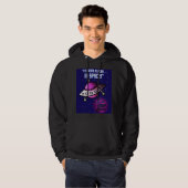 QUOTE BUITEN DE RUIMTE HOODIE (Voorkant volledig)