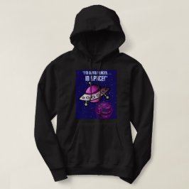 QUOTE BUITEN DE RUIMTE HOODIE