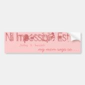 Quote Bumpersticker (Voorkant)
