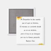Quote de los Buenos dias Magnet Design Magneet (Voorkant / Achterkant)