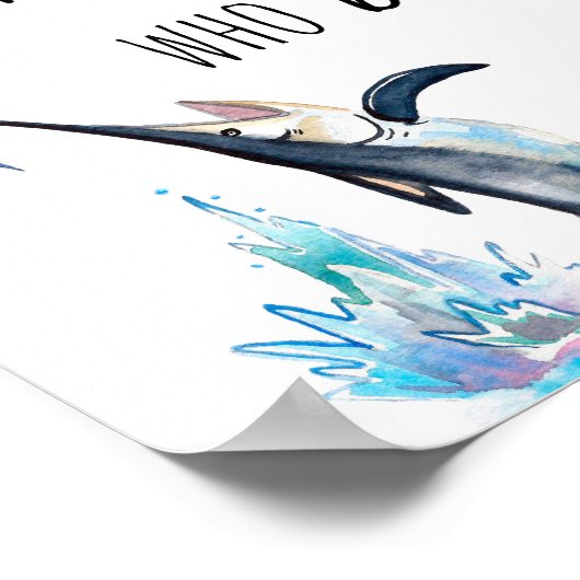 Quote de pêche Imprimer, Poster de pêche (Coin)