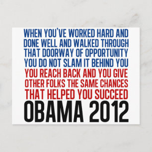 Quote Democratische Conventie Briefkaart