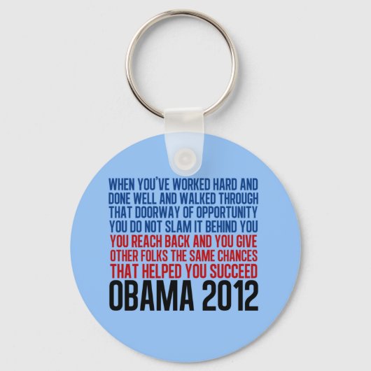 Quote Democratische Conventie Sleutelhanger (Voorkant)