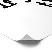 Quote d'été Giraffe Aquarelle Poster Imprimer (Coin)