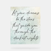 Quote d'inspiration Motivational Watercolor (Recto)