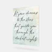 Quote d'inspiration Motivational Watercolor (Angle)