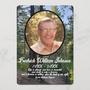 Quote Foto Pine Tree Forest Background Memorial Programma