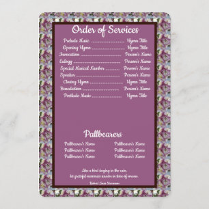 Quote Foto Spider Mums Bloemen Achtergrond Begrafe Programma