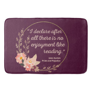 Quote III - Pride and Prejudice - Stijl Badmat