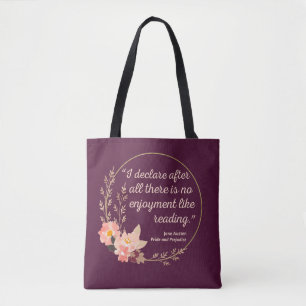 Quote III - Pride and Prejudice - Stijl Draagtas