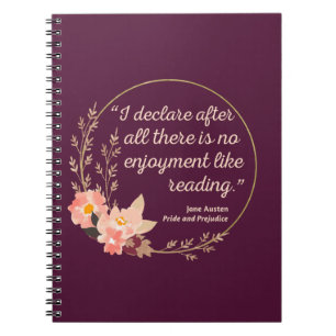 Quote III - Pride and Prejudice - Stijl Notitieboek