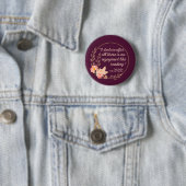 Quote III - Pride and Prejudice - Stijl Ronde Button 5,7 Cm (In situ)