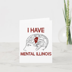 Quote liefhebbers Ik heb mentale Illinois Kaart