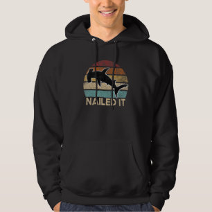 Quote Nailed It Hamerhaai Haaien Hoodie