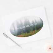 Quote Natuur foto Sticker (Envelop)