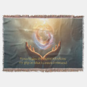 Quote of Finding Peace Blanket Deken (Voorkant)