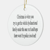 Quote Ornament for Kerstmis (Links)