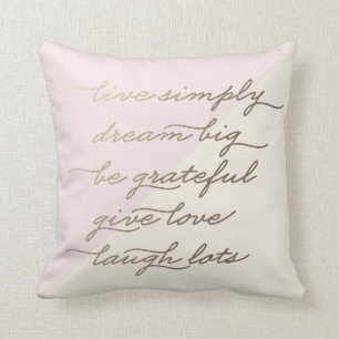 Quote Polyester Sierkussen 16 x 16 inch