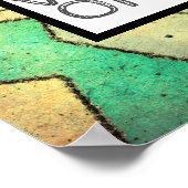 quote poster good vibes only abstract design (Coin)