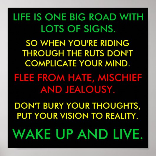 QUOTE-POSTER POSTER (Voorkant)