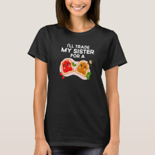 Quote Sandwich ik zal mijn zuster een Jelly Sandwi T-shirt